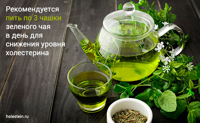 Зеленый чай от холестерина