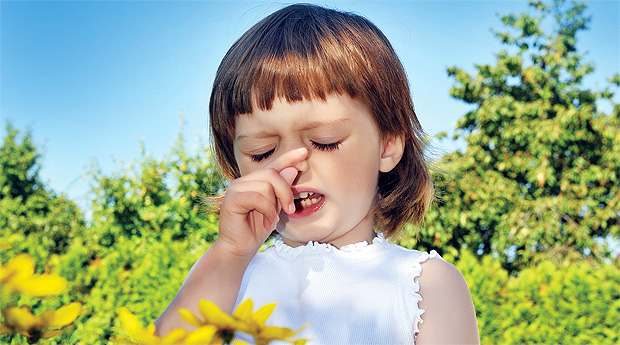 Аллергия на пыльцу у ребенка