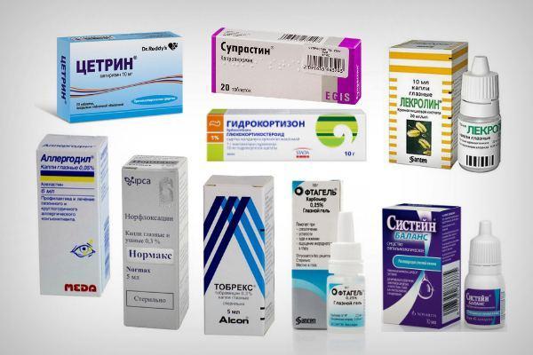 Препараты для лечения аллергического типа блефарита