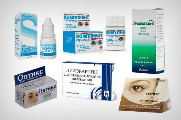 Препараты для профилактики глаукомы